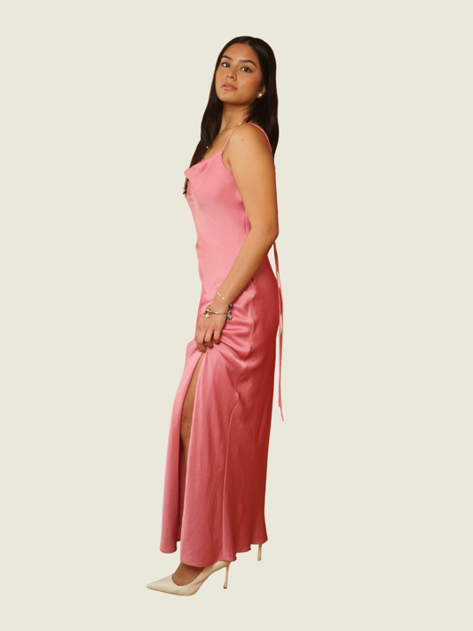 Ever New Pink Satin Dress