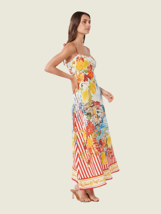 Ever New Sicilia Printed Midi Dress