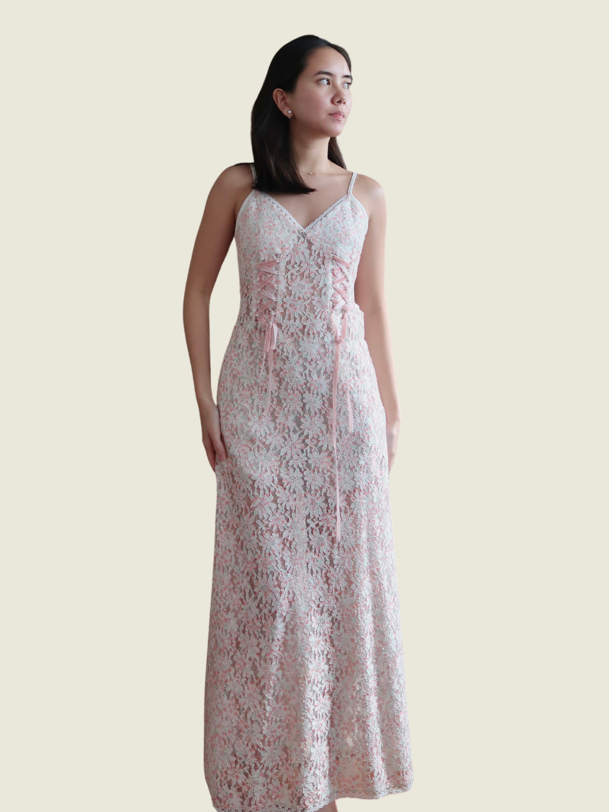 Gentlewoman Pink Lace Maxi