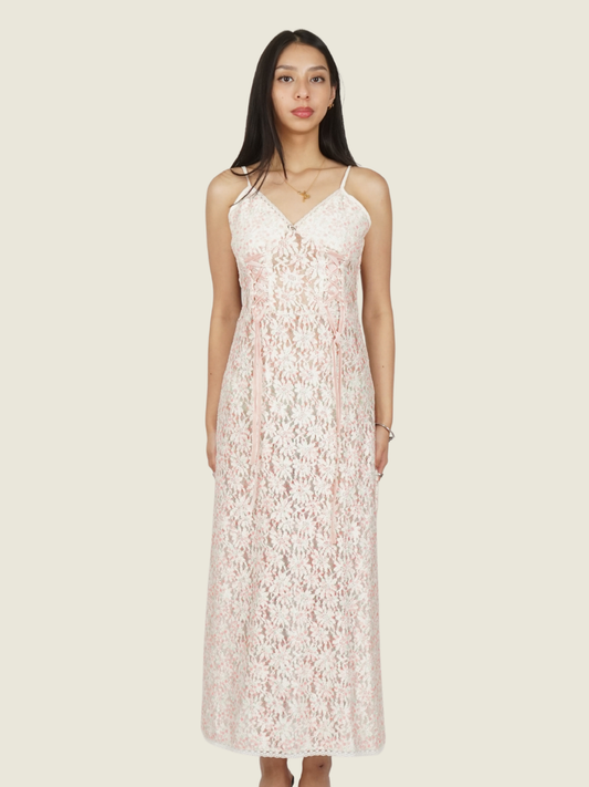 Gentlewoman Pink Lace Maxi