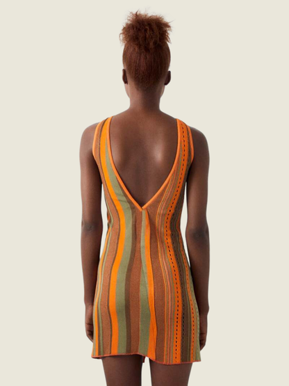 Gimaguas Orange Saphira Dress