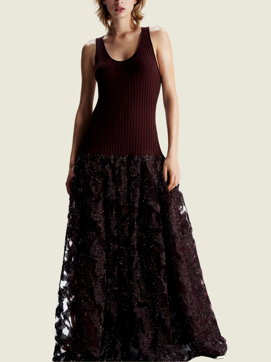 H&M Studio Glittery Skirt Dress