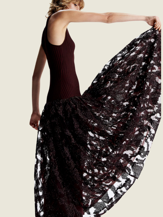 H&M Studio Glittery Skirt Dress