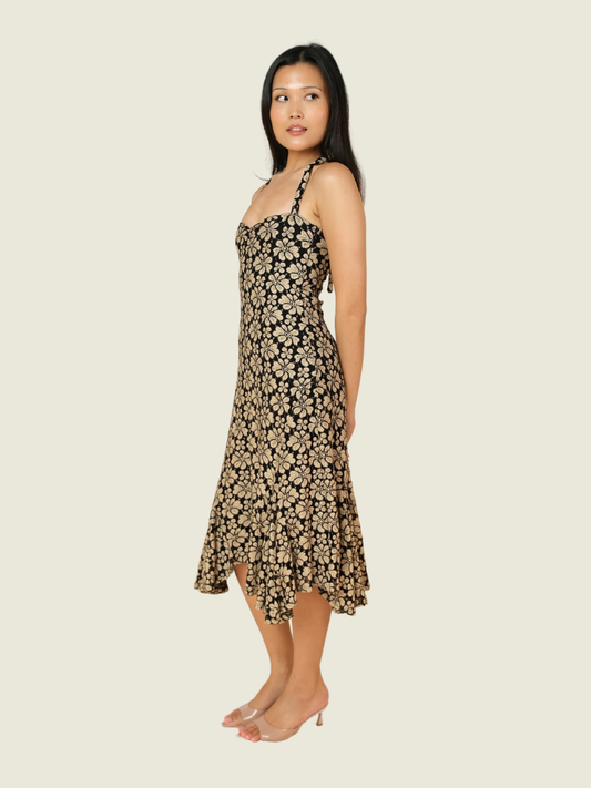 Halohalo Lace Halter Maxi Dress