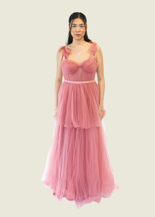Hannah Kong Custom Blush Pink Gown