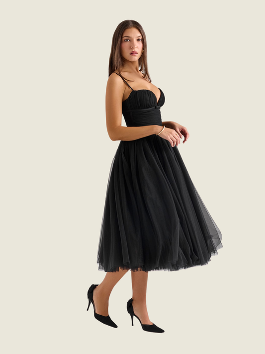 House of CB Black Countess Dress