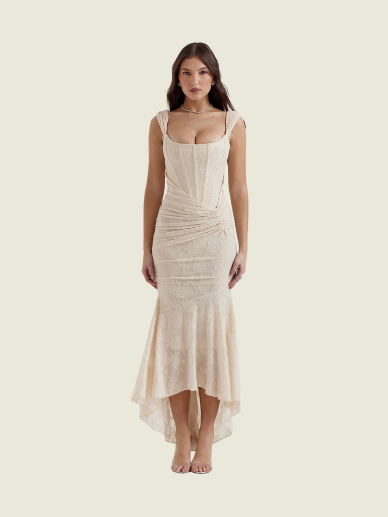 House of CB Cream Cesca Maxi – Continuiti