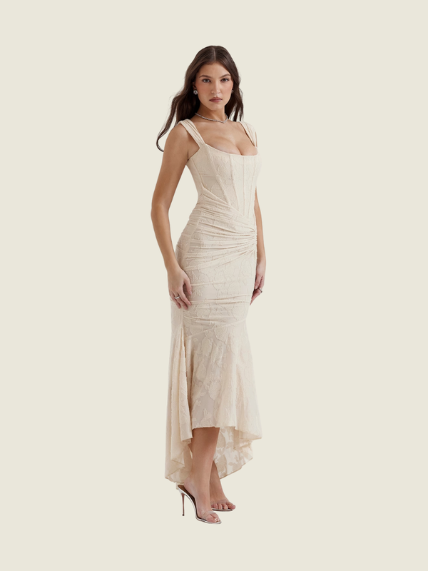 House of CB Cream Cesca Maxi