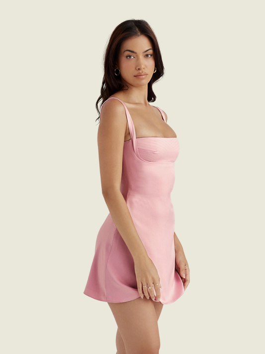 House of CB Pink Kara Mini Dress