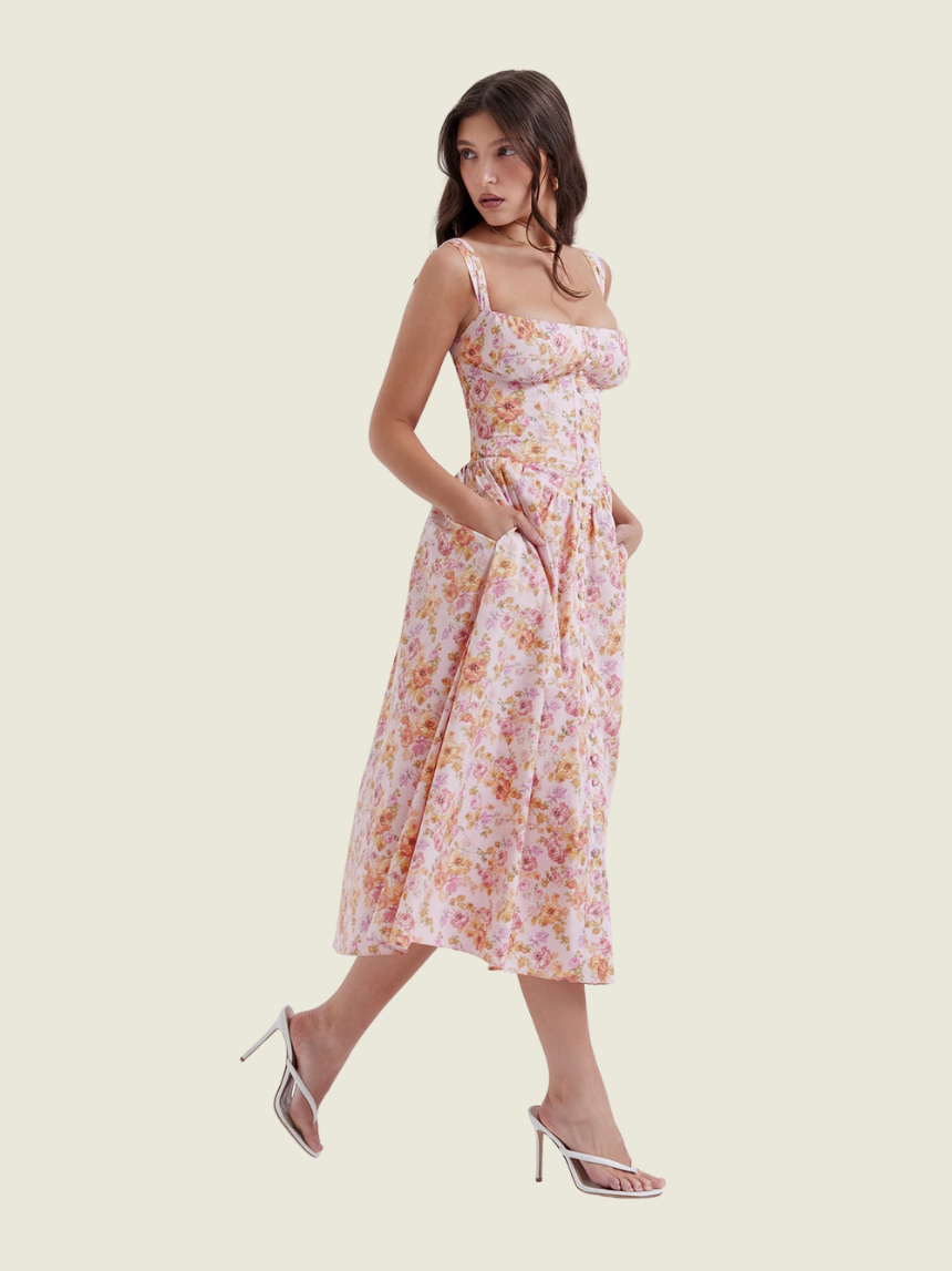House of CB Tatiana Midi Sundress