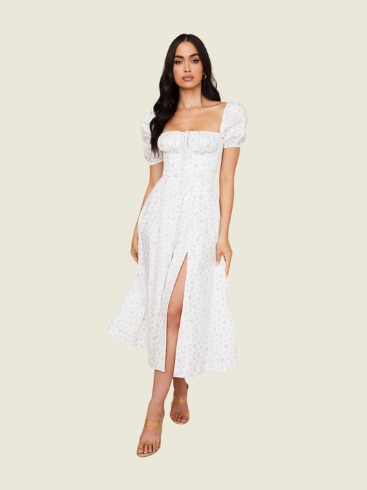 House of CB White Tallulah Dress
