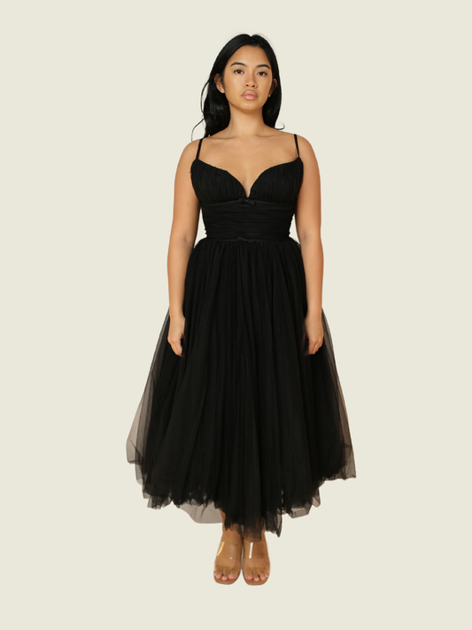 House of CB Black Countess Dress