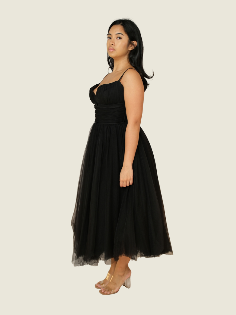 House of CB Black Countess Dress
