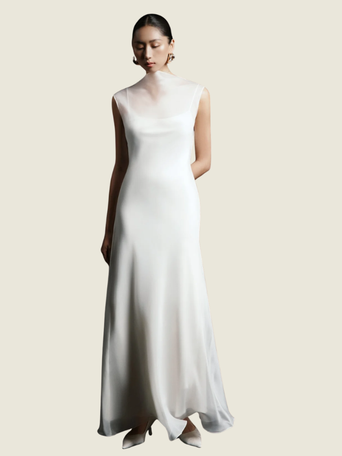 Huong Boutique Valentina White Maxi Dress