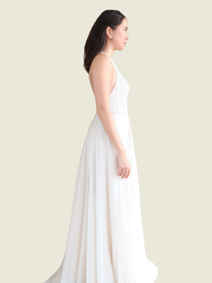 JC Buendia Custom White Gown