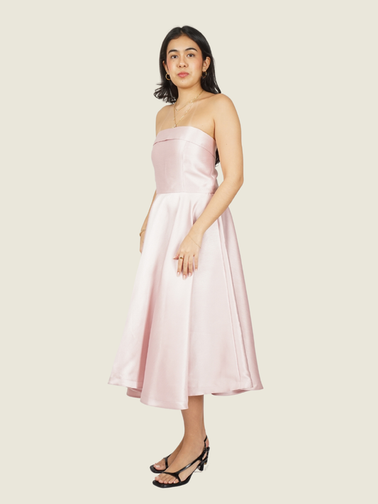 June 12 The Label Pink Midi Dress