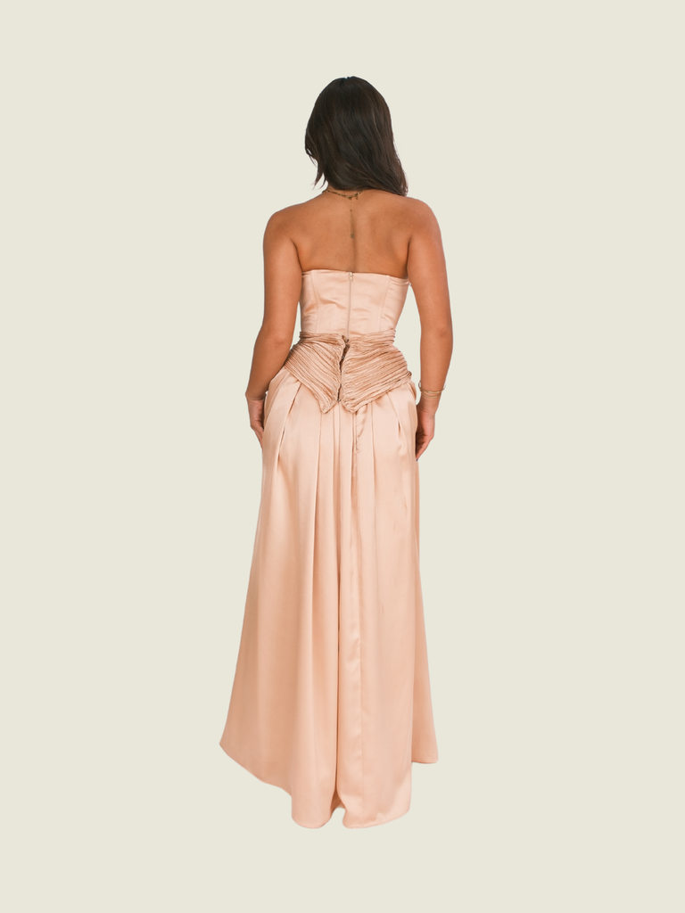 Just Bonita Pink Tube Gown