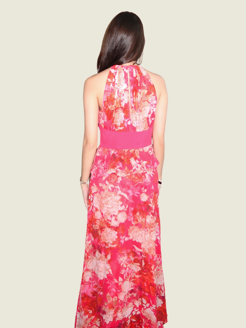 Karen Millen Pink Floral Dress