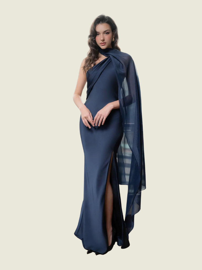 Kisserine Navy Caily Dress