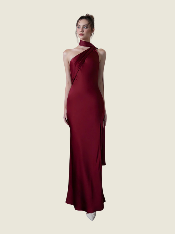 Kisserine Red Caily Dress