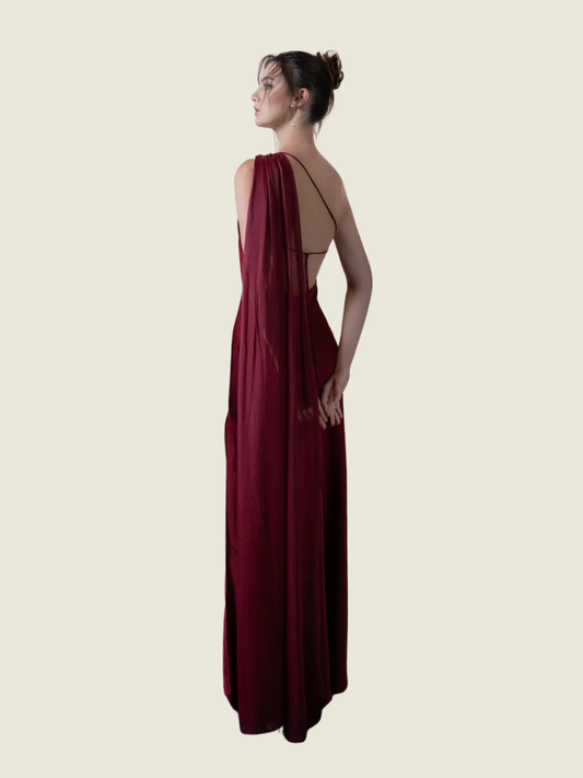 Kisserine Red Caily Dress