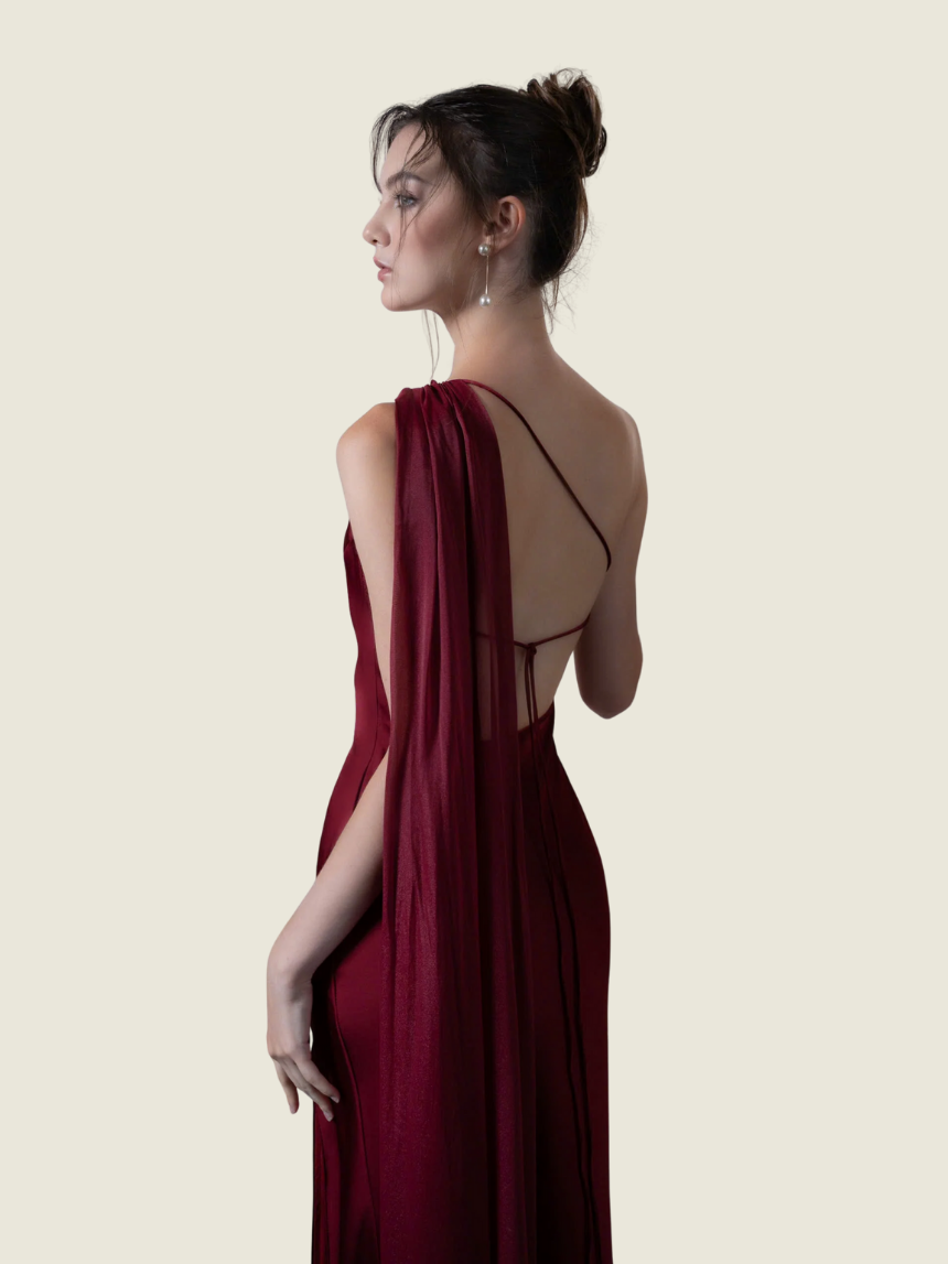 Kisserine Red Caily Dress