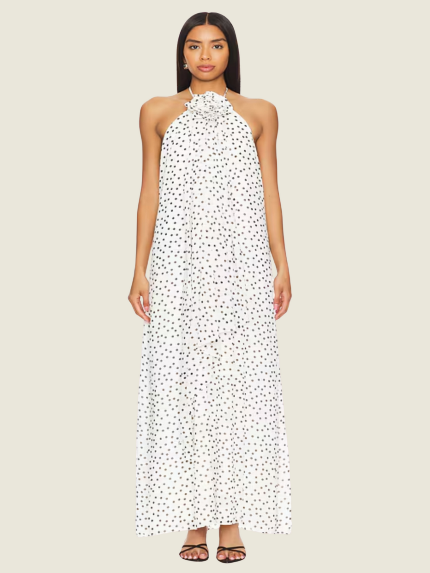Majorelle Ivory & Black x Bridget Bradley Gown