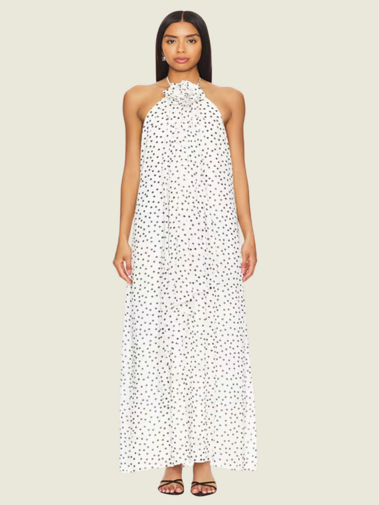 Majorelle Ivory & Black x Bridget Bradley Gown