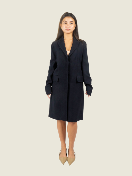 Malene Birger Navy Trench Coat