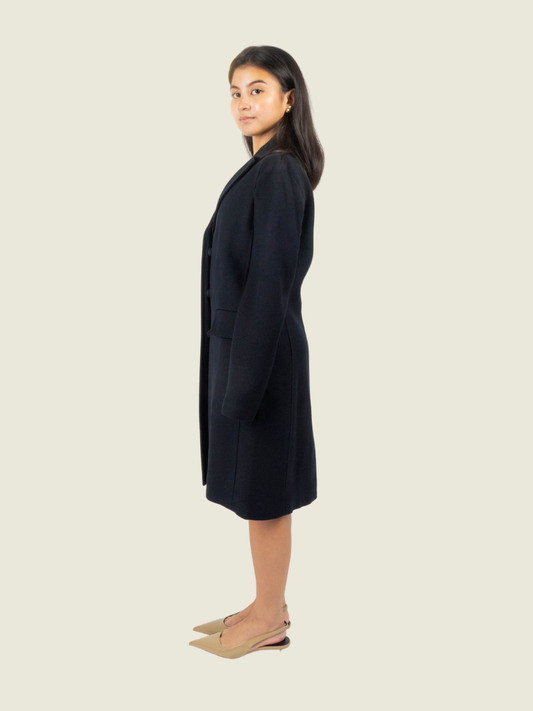 Malene Birger Navy Trench Coat