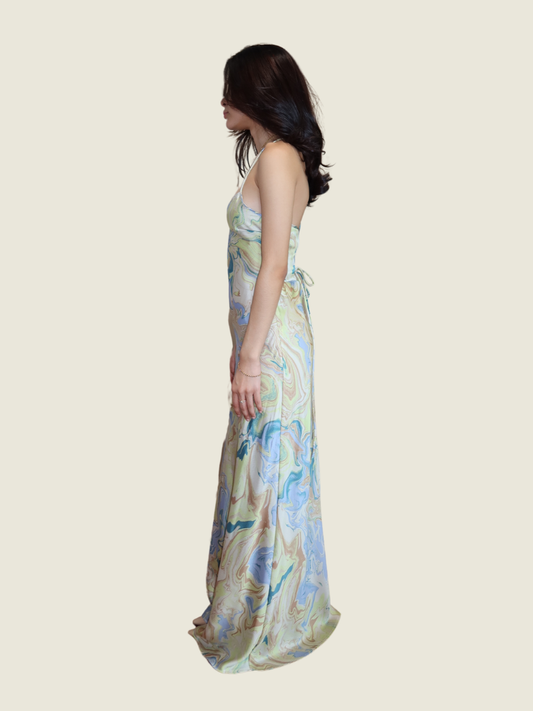 Mango Printed Maxi Dress