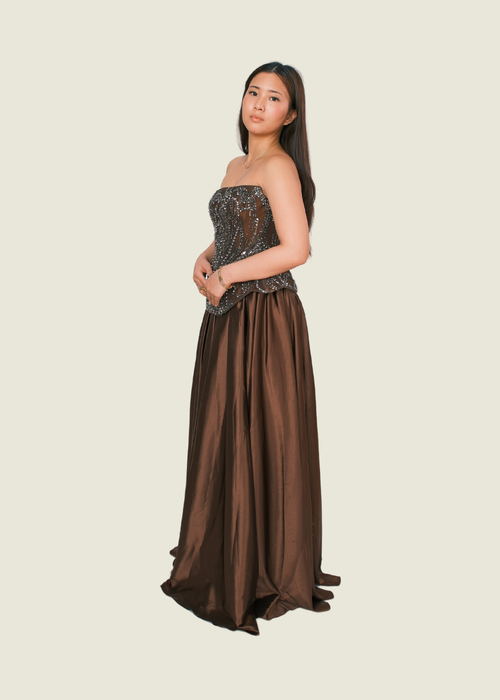 Mara Chua Brown Sequins Dress hover image