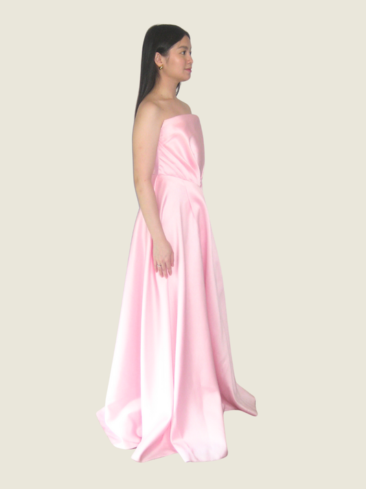 Marc Soliven Ngan Custom Pink Tube Gown
