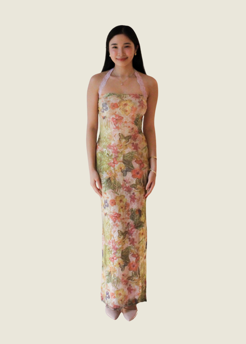 Margarita Bautista Floral Maxi Dress