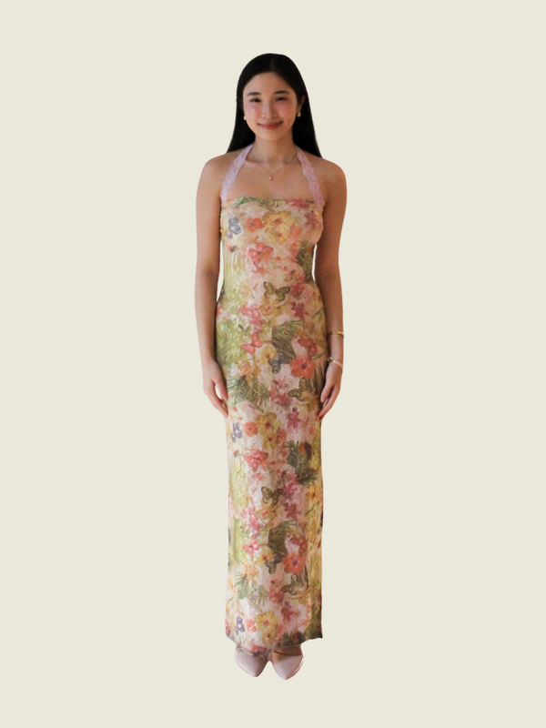 Margarita Bautista Floral Maxi Dress