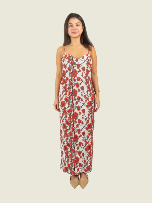 Martin Bautista Custom Floral Midi