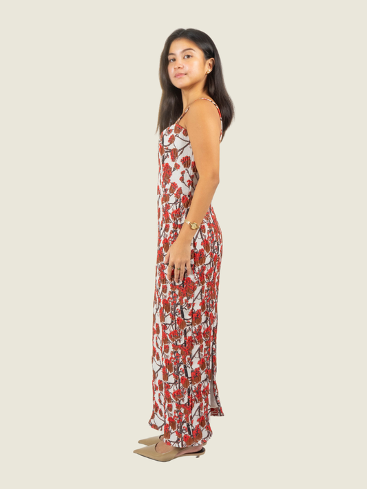 Martin Bautista Custom Floral Midi