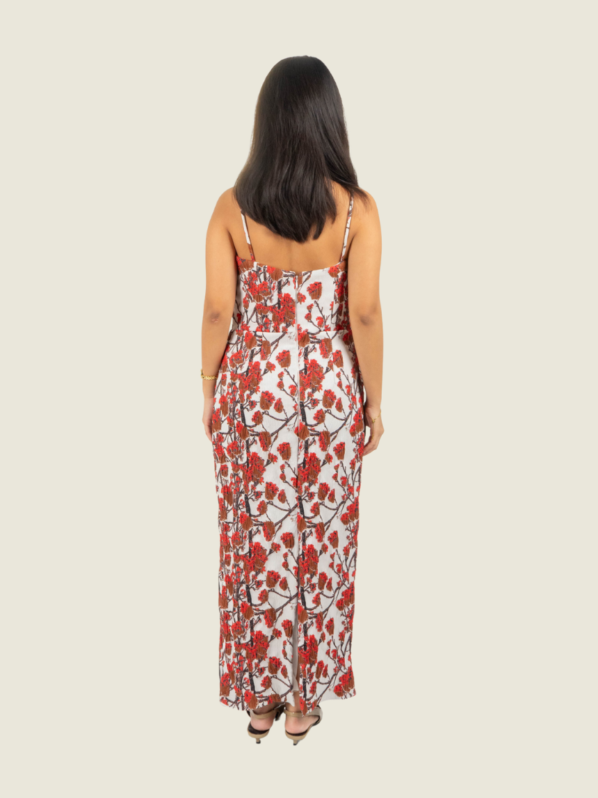 Martin Bautista Custom Floral Midi