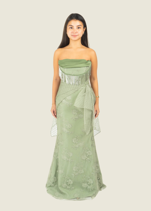 Martin Bautista Custom Green Gown