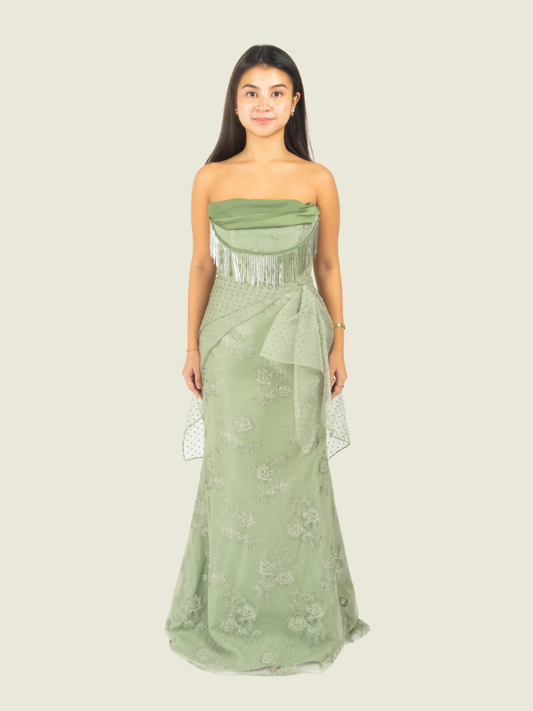 Martin Bautista Custom Green Gown