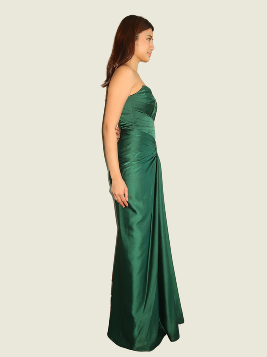Mia Urquico Green Tube Gown
