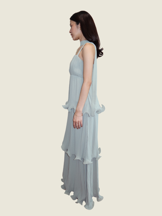 Misse Pleated Maxi Dress