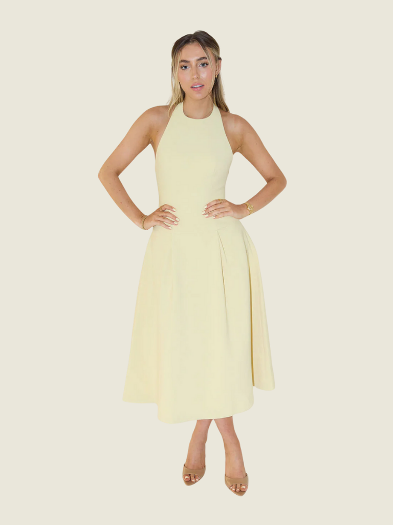 Odd Muse Dropped Hem Midi Dress