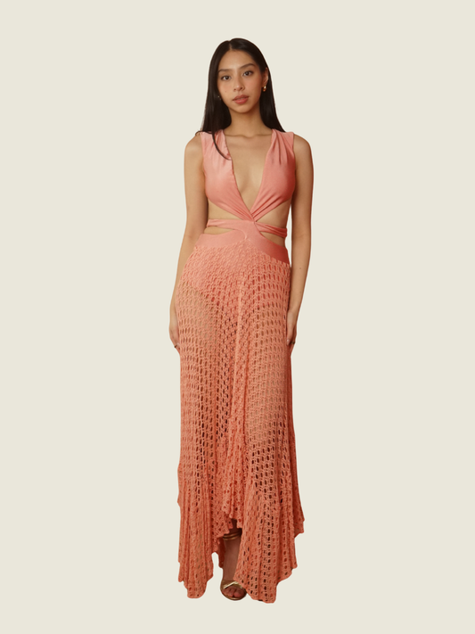 PatBO Monstera Beach Dress
