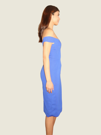 Patty Ang Bodycon Royal Blue Midi