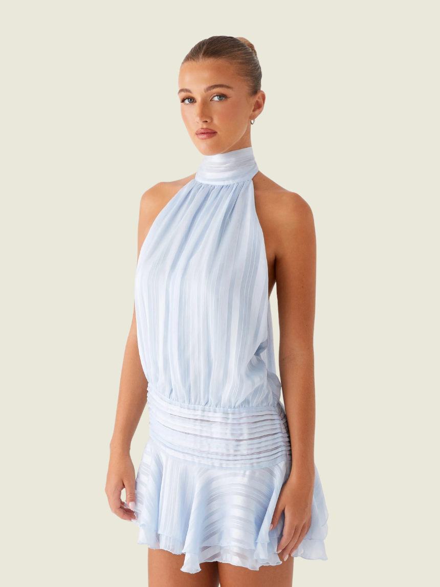 Peppermayo Blue Willow Mini Dress