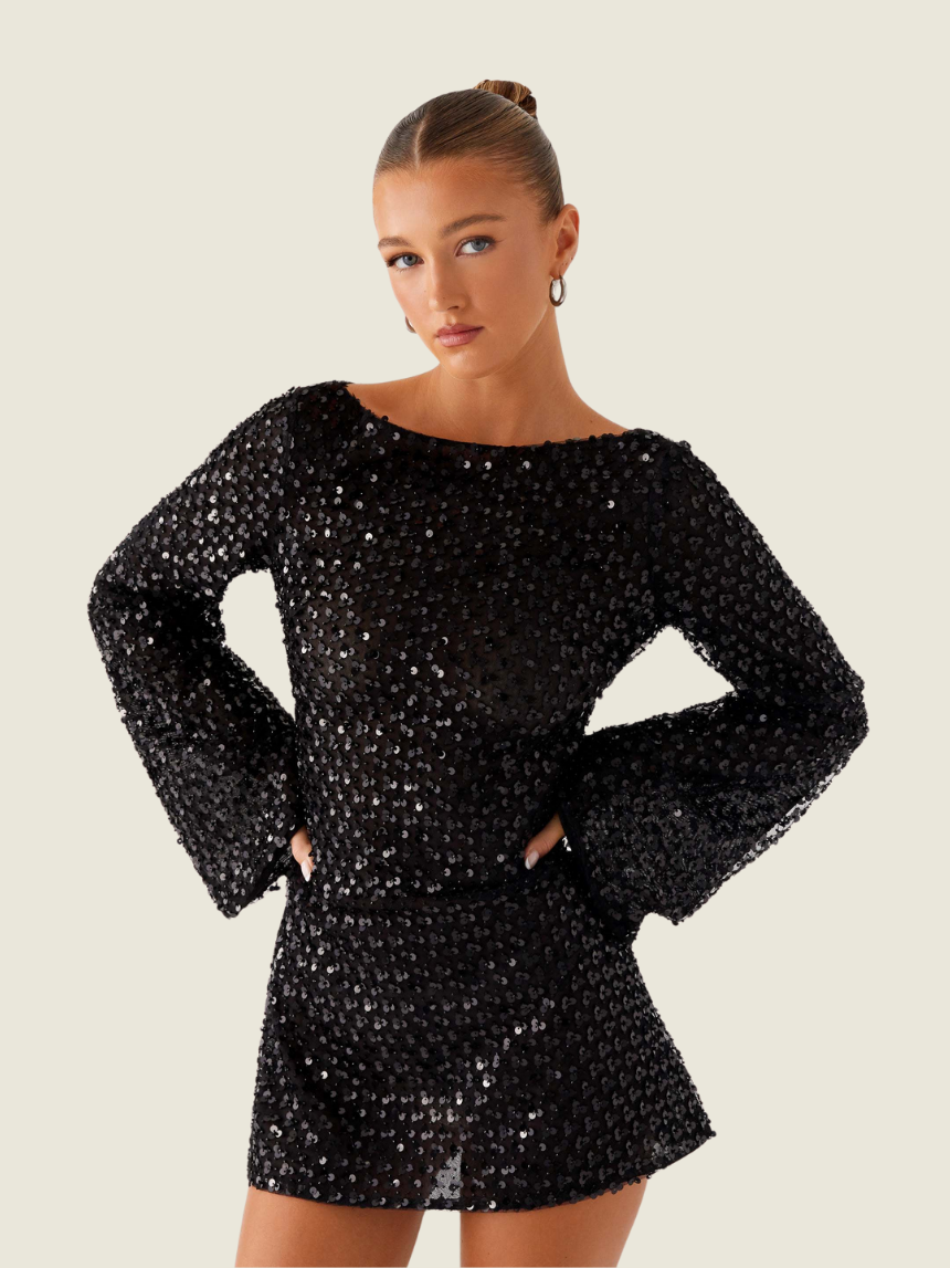 Peppermayo Edessa Sequin Mini Dress