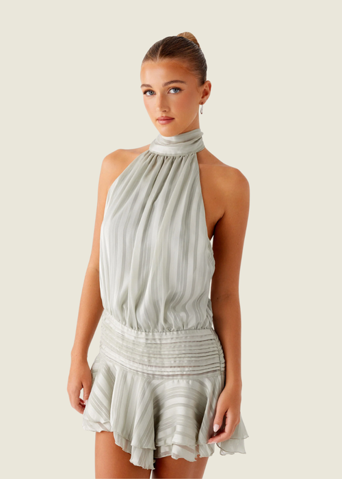 Peppermayo Gray Willow Mini Dress