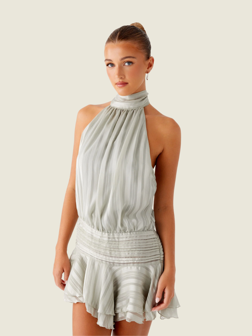 Peppermayo Gray Willow Mini Dress