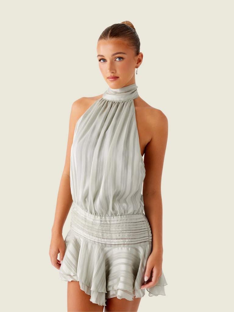 Peppermayo Gray Willow Mini Dress
